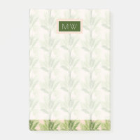 モノグラム |屋内オアシス |ヤシの木のパターン