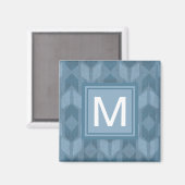 モノグラム |屋外ジオステップ |青い矢印のパターン マグネット (正面/裏面)