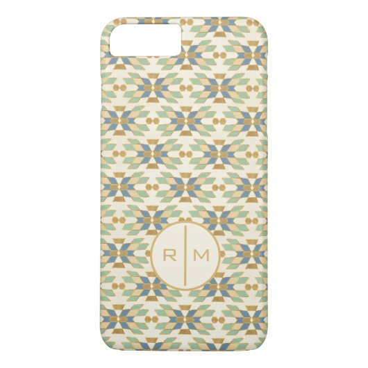 モノグラム|屋外測地図|部族のパターン Case-Mate iPhoneケース (裏面)