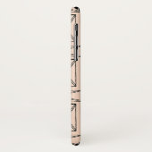 モノグラム |幾何学長方形Xデザイン Case-Mate iPhoneケース (裏面/左)