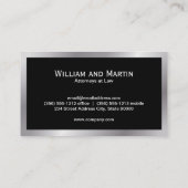 モノグラム | 役員 | ビジネスコンサルタント 名刺 (裏面)