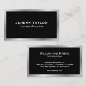 モノグラム | 役員 | ビジネスコンサルタント 名刺 (正面/裏面)