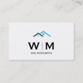 モノグラム | 役員 | 不動産仲介業者会社 名刺 (正面)