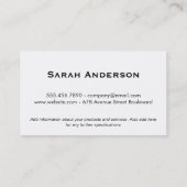 モノグラム |放射状 |クラウド 名刺 (裏面)