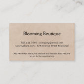 モノグラム |放射状 名刺 (裏面)