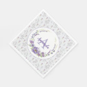 モノグラム – 文字A,カスタム スタンダードランチョンナプキン (角)