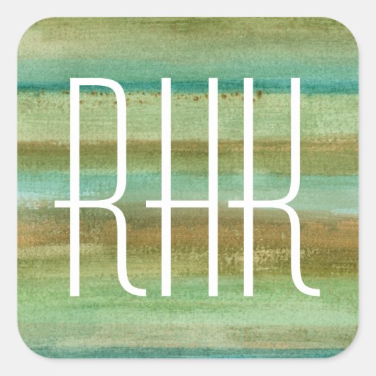 モノグラム |春Iのフィールド スクエアシール (正面)