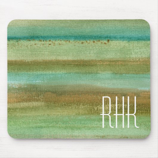 モノグラム |春Iのフィールド マウスパッド (正面)