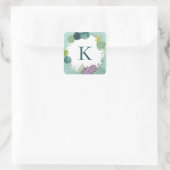 モノグラム |植物の幸せ |ハッピン買ズはPl スクエアシール (バッグ)