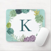 モノグラム |植物の幸せ |ハッピン買ズはPl マウスパッド (マウス)