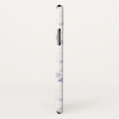 モノグラム |水彩波と船の模様 Case-Mate iPhoneケース (裏面/右)