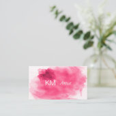 モノグラム |水彩画家 名刺 (スタンド正面)