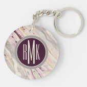 モノグラム|流れるI キーホルダー (裏面)