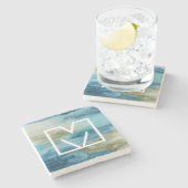 モノグラム |海フローII ストーンコースター (横)