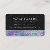 モノグラム | 渦巻きブラックタイダイ 名刺 (裏面)