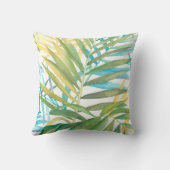 モノグラム|熱帯ヤシ葉 クッション (裏面)