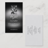 モノグラム、熱気球スタック、メタリックな外観 名刺 (正面/裏面)