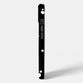 モノグラム |白黒かわいい子犬のポープリント Case-Mate iPhoneケース (裏面 / 左)