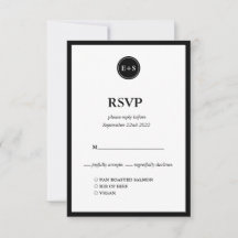 モノグラム |白黒の食結婚品オプション