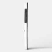 モノグラム 白黒 シンプル 三文字 モノグラム 名前 Case-Mate iPhoneケース (裏面 / 左)
