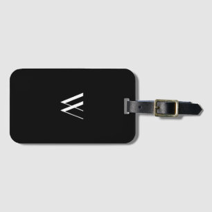 モノグラム（白黒）    ラゲッジタグ