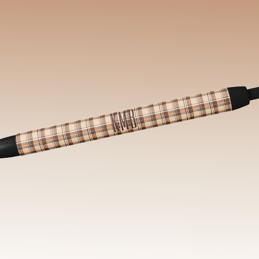 モノグラム | 秋秋格子模様インキ 黒ボールペン