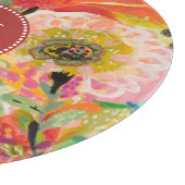 モノグラム|秘密の庭のフローラIII カッティングボード (角)