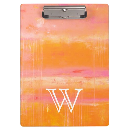 モノグラム |空カリブの クリップボード (正面)