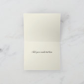 モノグラム 結婚式のカード サンキューカード (内部)