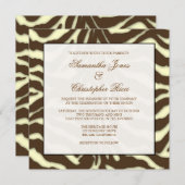 モノグラム、結婚式招待状 招待状 (正面/裏面)