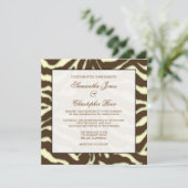 モノグラム、結婚式招待状 招待状 (スタンド正面)