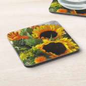 モノグラム, 美しい花 秋のひまわり（6） コースター (左側)