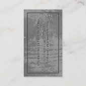 モノグラム | 背動揺してグランジ景 名刺 (裏面)