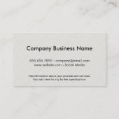 モノグラム/自然/リース 名刺 (裏面)