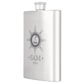 モノグラム.航海の出荷。お疲れさまでした。 フラスク (左)