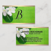 モノグラム |花葉類 名刺 (正面/裏面)