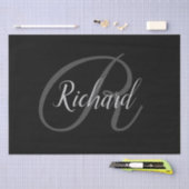 モノグラム 薄葉紙 (クラフト)