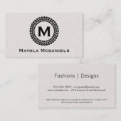 モノグラム |要素展開3 名刺 (正面/裏面)