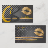 モノグラム、金ゴールド音唇 名刺 (正面/裏面)