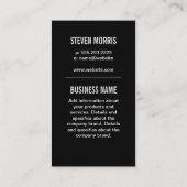 モノグラム/金ゴールド 名刺 (裏面)