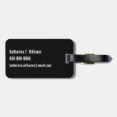 モノグラム |青い恐竜 ラゲッジタグ (裏面横)