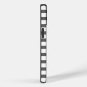 モノグラム |黒と白のギンガムプレイド市松模様に Case-Mate iPhoneケース (裏面 / 右)