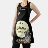 モノグラム#1おばあちゃん水カラー格言 エプロン (インサイチュ)