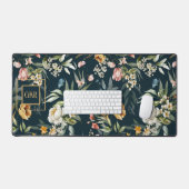 モノグラム、1600s静止寿命フローラパタ縁どーン デスクマット (キーボード&マウス)