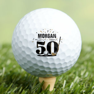 モノグラム 50歳の誕生日 ゴルフボール