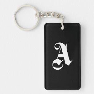 モノグラム「A」 キーホルダー