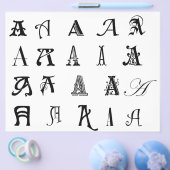 モノグラム「A」 チラシ (シングル)