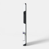 モノグラム A ラベンダー ユーカリ Case-Mate iPhone カバー (左側面)