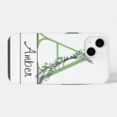 モノグラム A ラベンダー ユーカリ Case-Mate iPhone カバー (裏面横)