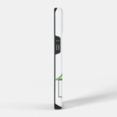 モノグラム A ラベンダー ユーカリ Case-Mate iPhone カバー (右側面)